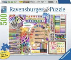 Ravensburger Puzzle Paleta umelca XXL 500 dielikov