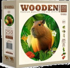 Wooden city Drevené puzzle Kapybara 250 dielikov EKO