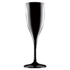 Santex Pohárik na šampanské čierný 150ml 1ks