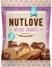 AllNutrition NUTLOVE Magic Hearts 100 g, čokoláda-oriešok
