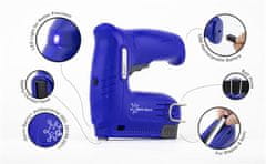 RAPESCO Takrovacia pištoľ "T12-USB", modrá, bezdrôtová, USB, 1634