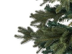 Beliani Umelý vianočný stromček 240 cm zelený HUXLEY