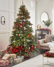 Beliani Umelý vianočný stromček 240 cm zelený HUXLEY