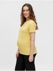 Mama.licious Žlté tehotenské tričko Mama.licious Ilja L