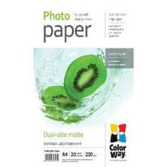 ColorWay Fotopapier Dual-side Mat A4 20ks