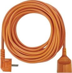 EMOS Predlžovací kábel - spojka, 25m, 3× 1,5mm, oranžový