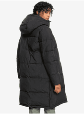 ROXY Čierny dámsky zimný prešívaný kabát Roxy Test of Time XL