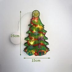 HOME & MARKER® Vianočné závesné svetielko do okna (4ks) | MERRYLIGHTS B