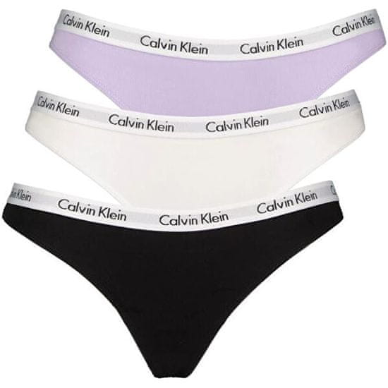 Calvin Klein 3 PACK - dámske tangá PLUS SIZE QD3800E-HVN