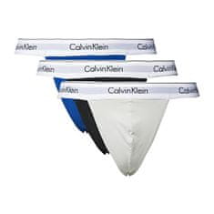 Calvin Klein 3 PACK - pánske tangá NB3226A-GW4 (Veľkosť M)