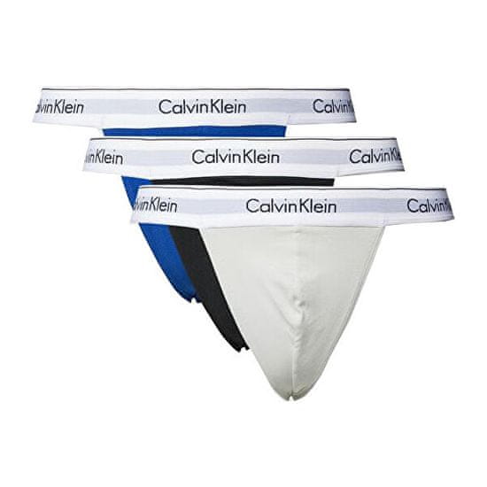 Calvin Klein 3 PACK - pánske tangá NB3226A-GW4