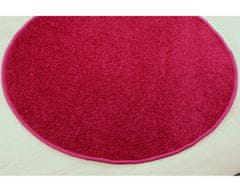 Vopi Vianočný kusový koberec Eton vínovo červený kruh 57x57 (priemer) kruh