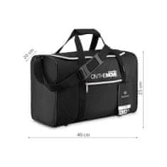 ZAGATTO fitness/cestovná taška ZG17 40x25x20 čierna 20 l
