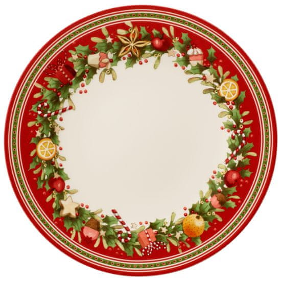 Villeroy & Boch Vianočný plytký tanier WINTER BAKERY DELIGHT, 27 cm