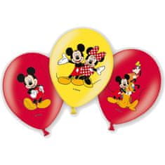 Amscan Latexový balónik Mickey 6ks 27,5 cm -