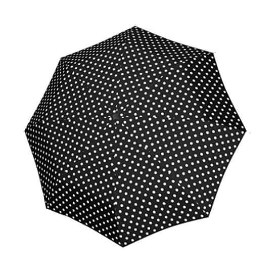 Doppler Dámsky skladací dáždnik Black&white 7441465BW06
