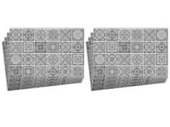 Dimex Nálepky na obkladačky - Šedá mozaika - 30 x 20 cm (balenie 8 ks), DS-215
