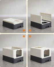 FEANDREA Veľký komfortný box pre mačky PPT001W01
