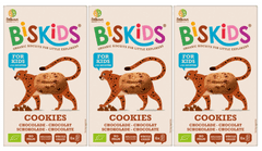Belkorn 3 x BISkids BIO detské celozrnné sušienky s belgickou čokoládou 36M+ 120g