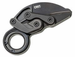 CRKT CR-4042 PROVOKE First Responder taktický nôž/karambit 6 cm, celočierna, hliník, titán, puzdro