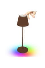 Velamp Nabíjateľná stolová RGB lampa TL1908-C s dotykovým spínačom