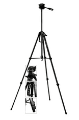 BRAUN LW 130S statív (50-135 cm, 850 g, 3-cestná hlava, max. 3,5 kg, čierny)