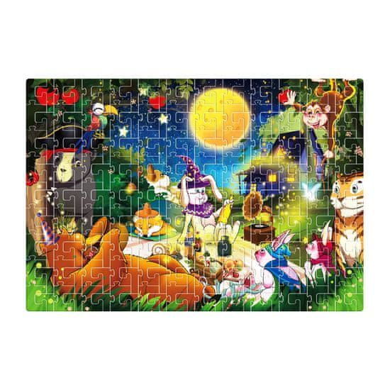 Aga4Kids Detské puzzle Zvieratká v lese 216 dielikov