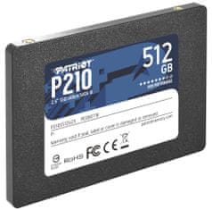Patriot P210 512GB SSD / 2,5" / Interné / SATA 6GB/s / 7mm