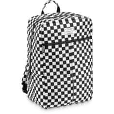 ZAGATTO Cestovný batoh, do lietadla, šachovnicový vzor, 40x20x25, ZG833