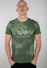 Alpha Industries  Pánske Tričko s krátkym rukávom Basic Zelená M