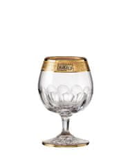 Bohemia Crystal Ručne brúsené poháre na brandy Romantic 220ml (set po 2ks)