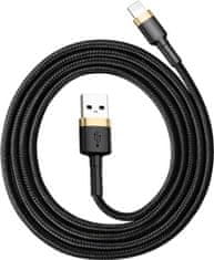 Noname Baseus Cafule nabíjecí / datový kabel USB na Lightning 2,4A 1m, zlatá-černá
