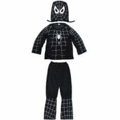 bHome Detský kostým Spiderman čierny 122-134 L
