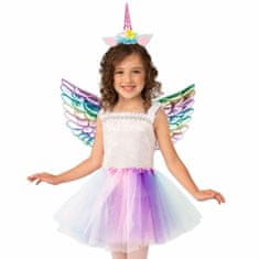 bHome Detský kostým Duhový jednorožec s krídlami