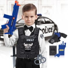 Aga4Kids Detská policajná vesta s príslušenstvom