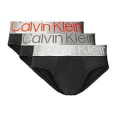 Calvin Klein 3 PACK - pánske slipy NB3129A-GTB (Veľkosť L)