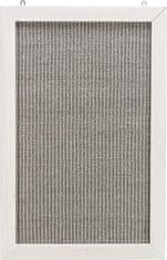 Trixie Škrábací deska na zeď, dřevěný rám, 38 × 58 cm, šedá/bílá - DOPRODEJ