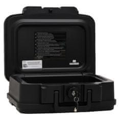 Vidaxl Bezpečnostná schránka, čierna 38x32,5x16,5 cm