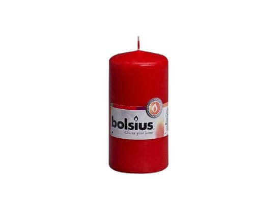 Bolsius Valec 60x120 červená sviečka RAL