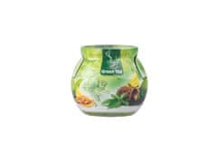 Bispol Sklo Dekor 80 x 72 mm Green tea vonná sviečka
