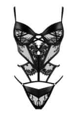 Beautynight Dámske erotické body Leonela teddy, čierna, S/M