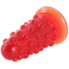 Xcock Veľký červený análny kolík s výčnelkami unisex