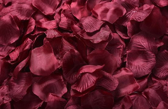 Medvídárek Okvetné lístky ruží 800 ks - tmavočervené bordové
