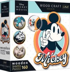 Trefl Wood Craft Origin puzzle Mickey Mouse Retro 160 dielikov