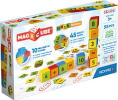 Geomag Magnetické kocky Magicube Math 55 kociek