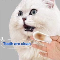 HARLEY® Náprstné čistiace obrúsky na zuby domácich zvierat (50ks) DENTAPET