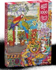 Cherry Pazzi Puzzle Papagáje na verande 1000 dielikov