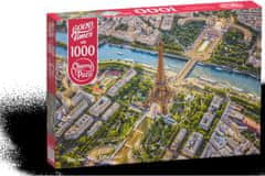 Cherry Pazzi Puzzle Pohľad na parížsku Eiffelovu vežu 1000 dielikov