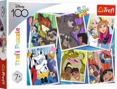 Trefl Puzzle Disney 100 rokov: Postavičky Disney 200 dielikov