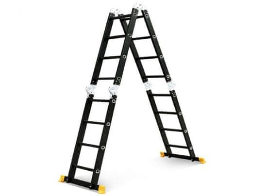 Max Hliníkový rebrík, štafle KMP405A multifunkčné - 4x5